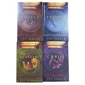 The Lost Books 1-4 Ted Dekker Hardcover YA novel Lot Christian fiction book
